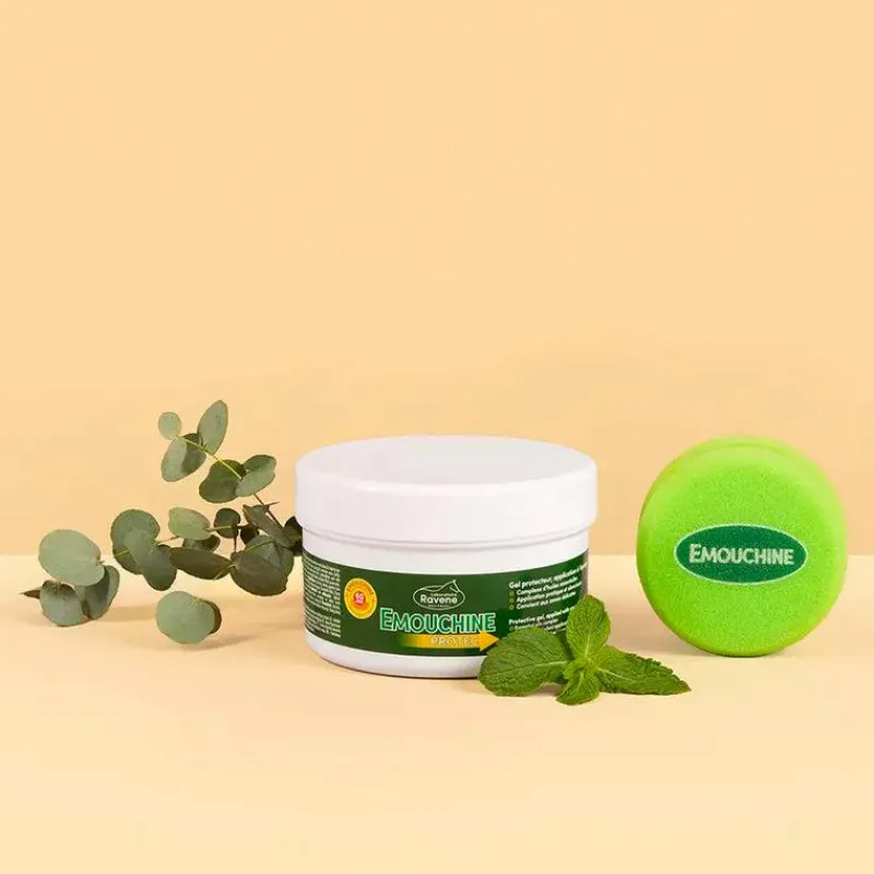 Hot - Gel anti-mouches pot + éponge Emouchine Protec Gels Anti-Mouches