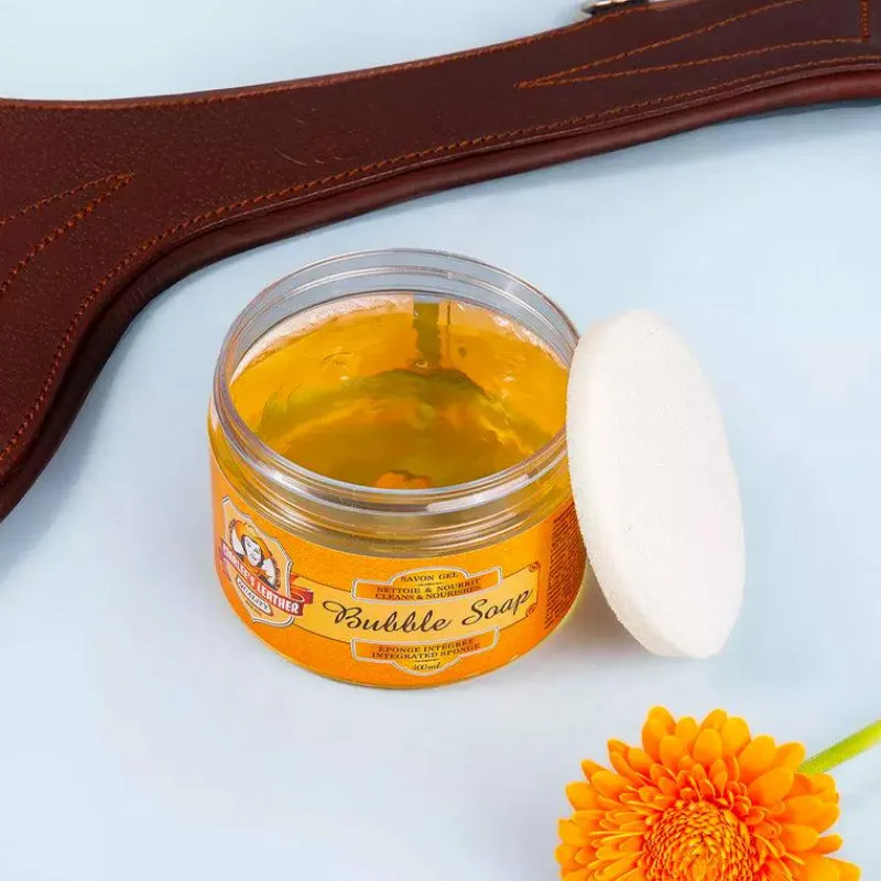 Online - Savon gel pour cuirs Bubble Soap Grooming|Savons Pour Cuirs
