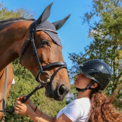 Cso|Bonnets Pour Chevaux*RG Italy - Bonnet court crochet gris