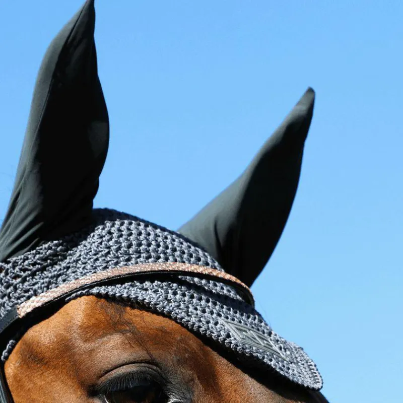 Cso|Bonnets Pour Chevaux*RG Italy - Bonnet court crochet gris