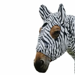 Bonnets Poneys|Bonnets Pour Chevaux*Riding World - Bonnet anti-eczéma zèbre / blanc Noir