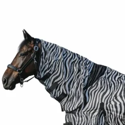 Couvertures Poneys|Couvertures Et Chemises*Riding World - Chemise anti-mouches mesh Combo Belly zebre Blanc