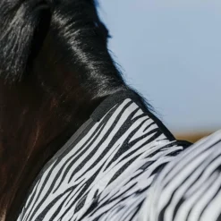 Couvertures Poneys|Couvertures Et Chemises*Riding World - Chemise anti-mouches mesh Belly zebre Blanc