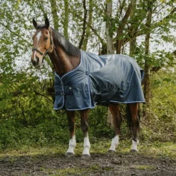Couvertures Poneys|Couvertures Et Chemises*Riding World - Couverture d'extérieur Eco 1200D 0g Marine