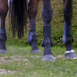 Guêtres Ouvertes Poneys|Guêtres Ouvertes*Riding World - Guêtres protège-tendons x2 Marine