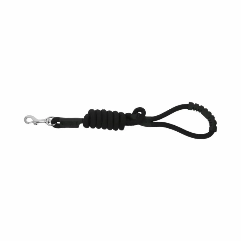 Laisses*Riding World - Laisse pour chien avec poignée Lucky Noir