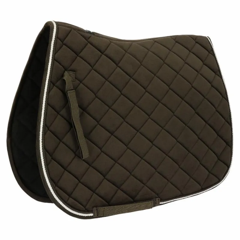 Tapis Cso/ Mixtes|Tapis De Selle*Riding World - Tapis de selle Velours Marron