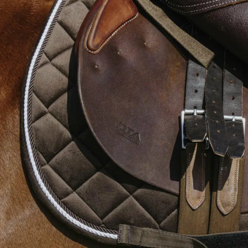 Tapis Cso/ Mixtes|Tapis De Selle*Riding World - Tapis de selle Velours Marron