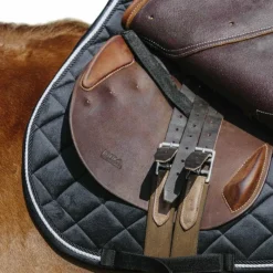 Tapis Cso/ Mixtes*Riding World - Tapis de selle Velours Noir