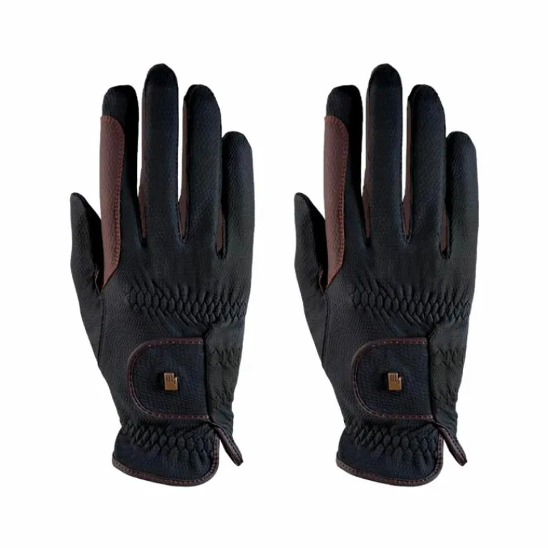 Gants D'Équitation*Roeckl - Gants d'équitation Malta / moka Noir