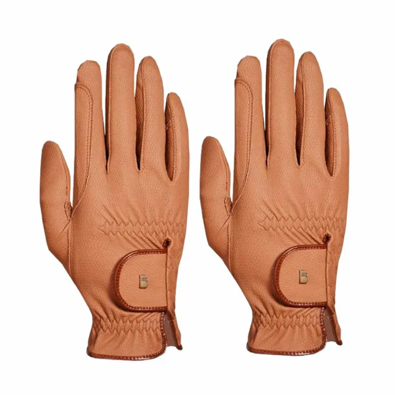 Clearance - Gants d'équitation Grip caramel Gants D'Équitation