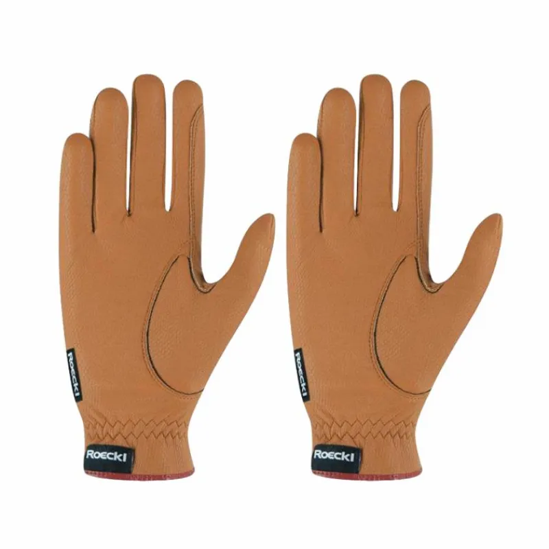 Clearance - Gants d'équitation Grip caramel Gants D'Équitation