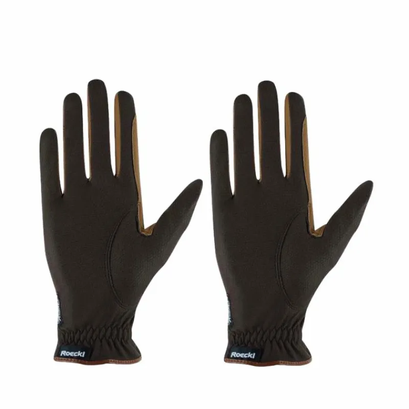 Clearance - Gants d'équitation Malta moka Gants D'Équitation