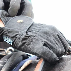 Clearance - Gants d'équitation Grip noir Cso|Gants D'Équitation