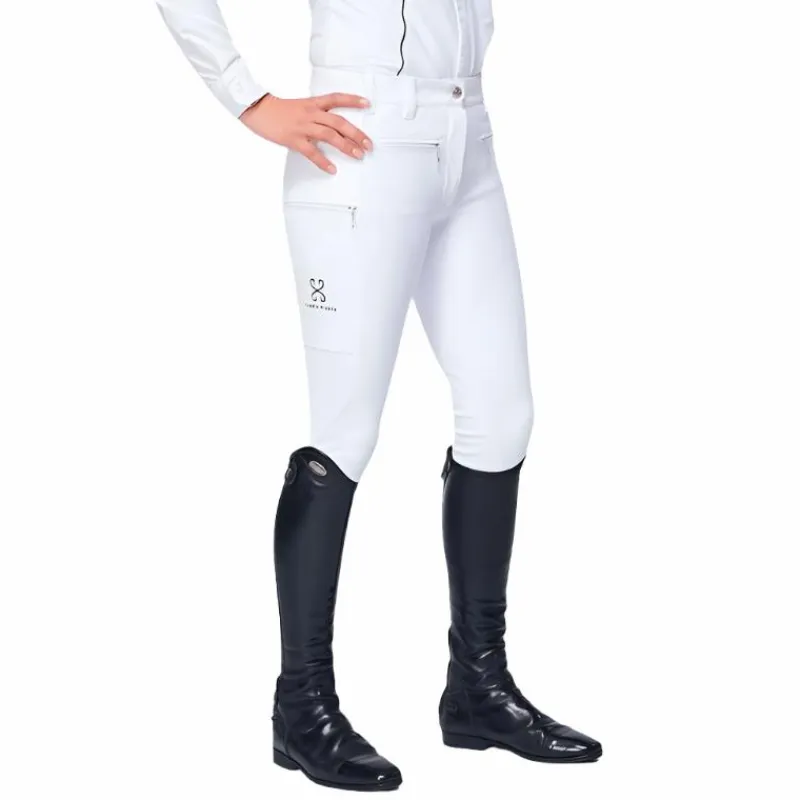 Pantalons D'Équitation*Sabbia Bianca - Pantalon d'équitation femme Venus Blanc
