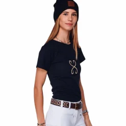 T-Shirts Et Baselayers*Sabbia Bianca - T-shirt manches courtes femme Aurore Marine