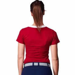 T-Shirts Et Baselayers*Sabbia Bianca - T-shirt manches courtes femme Adeona Rouge