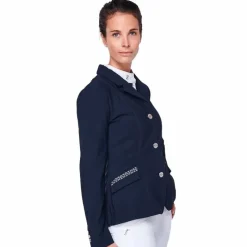 Vestes De Concours|Cso*Sabbia Bianca - Veste de compétition femme Giulia Marine