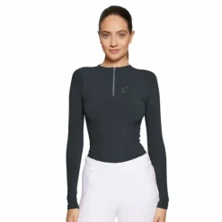 T-Shirts Et Baselayers*Samshield - Baselayer manches longues femme Zelda moonless night Gris