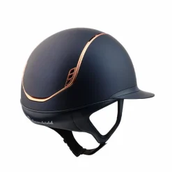 Best - Casque d'équitation Miss Shield 2.0 Shadowmatt et rose gold Casques D'Équitation À Visière Polo|Casques D'Équitation