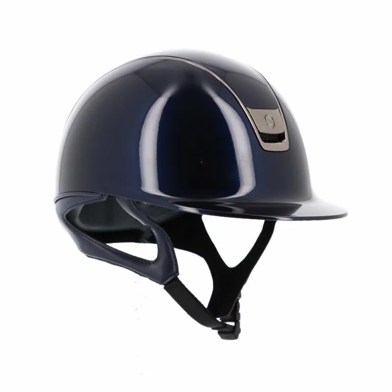 Casques D'Équitation À Visière Standard|Casques D'Équitation*Samshield - Casque Shadow Glossy 2.0 bleu Marine