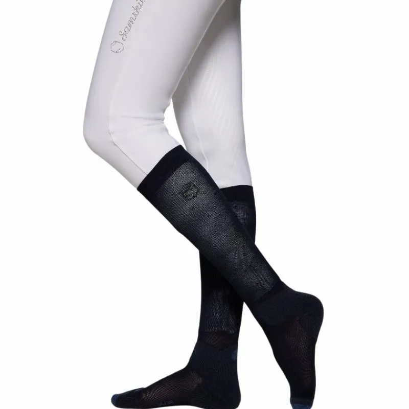 Chaussettes D'Équitation*Samshield - Chaussettes d'équitation unsiexe Balzane Soft Air Marine