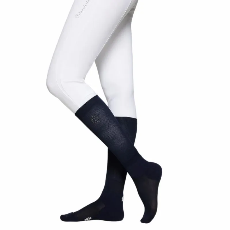 Chaussettes D'Équitation*Samshield - Chaussettes d'équitation Balzane Soft Marine