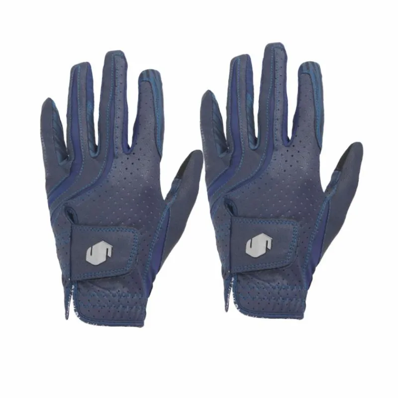 Gants D'Équitation*Samshield - Gants V-Skin blazon / noir chrome Marine