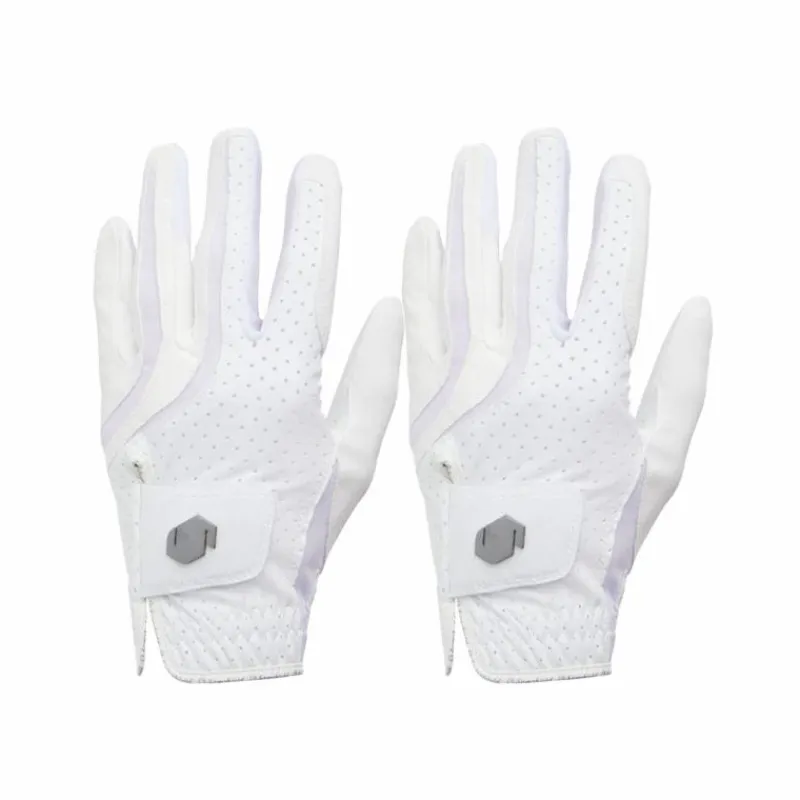 Gants D'Équitation*Samshield - Gants V-Skin blazon / noir chrome Blanc