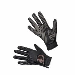 Gants D'Équitation*Samshield - Gants V-Skin swarovski rose gold Noir