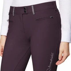 Pantalons D'Équitation*Samshield - Pantalon d'équitation femme Adèle aubergine Bordeaux