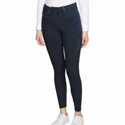 Pantalons D'Équitation*Samshield - Pantalon d'équitation femme Claranova full grip Marine