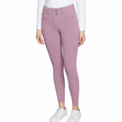 Pantalons D'Équitation*Samshield - Pantalon d'équitation femme Claranova feather full grip Rose