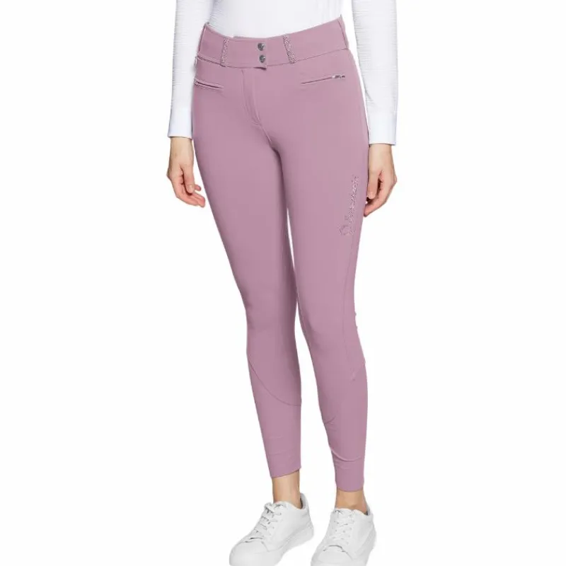 Pantalons D'Équitation*Samshield - Pantalon d'équitation femme Claranova feather full grip Rose