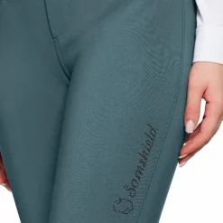 Pantalons D'Équitation*Samshield - Pantalon d'équitation femme Clara stormy sea Bleu