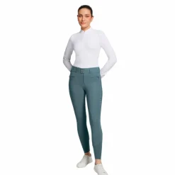 Pantalons D'Équitation*Samshield - Pantalon d'équitation femme Clara stormy sea Bleu