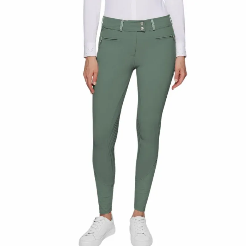 Pantalons D'Équitation*Samshield - Pantalon d'équitation femme Chloe Crystal pistaccio Vert