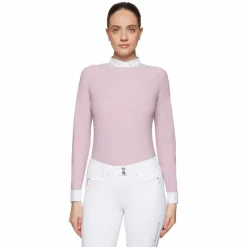 Polos Et Chemises*Samshield - Polo de concours manches longues femme Ornella feather Rose