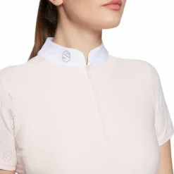 Polos Et Chemises*Samshield - Polo de concours manches courtes femme Aloise Air water Rose