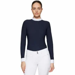 Polos Et Chemises*Samshield - Polo de concours manches longues femme Ornella Marine