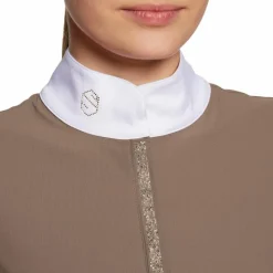 Polos Et Chemises*Samshield - Polo de concours manches courtes femme Roxy Premium camel Marron