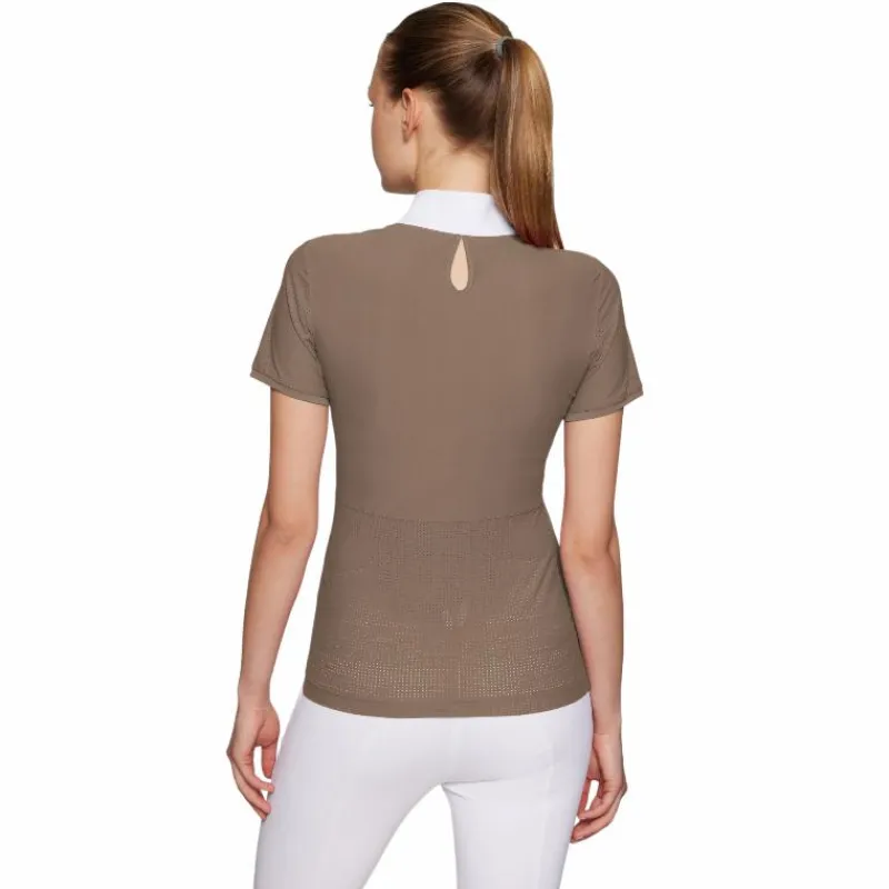 Polos Et Chemises*Samshield - Polo de concours manches courtes femme Roxy Premium camel Marron