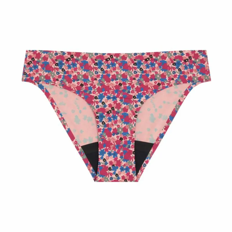 Sous-Vêtements*Smoon - Culotte menstruelle fille Selene flux moyen liberty Rose