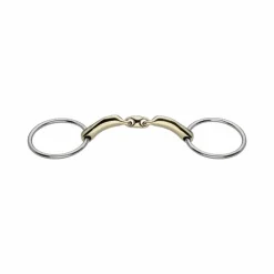 Discount - Mors 2 anneaux Novocontact double brisure Mors Deux Anneaux|Mors Poneys