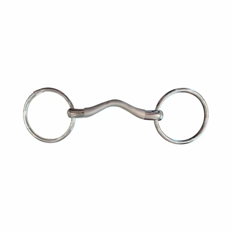 New - Mors 2 anneaux Satinox passage de langue Mors Deux Anneaux