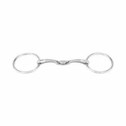Outlet - Mos 2 anneaux Satinox double brisure Mors Deux Anneaux