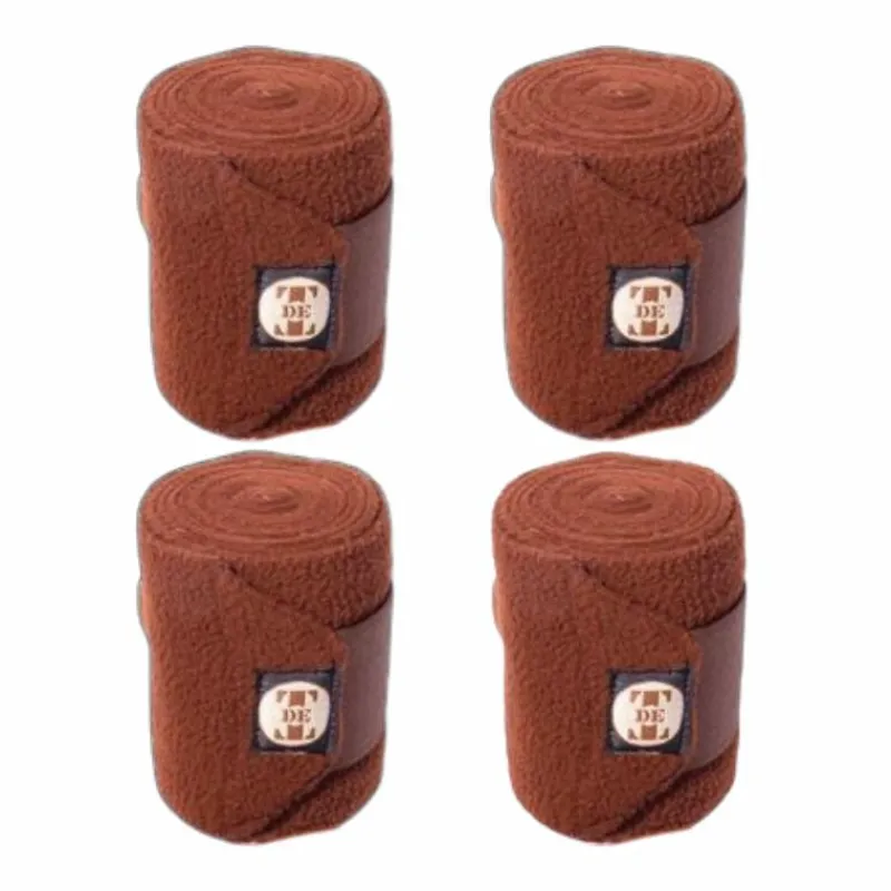 Bandes De Polo*TdeT - Bandes de polo marron (x4)