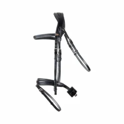 - Bridon et rênes têtière anatomique Matisse noir/noir Cso|Bridons Poneys