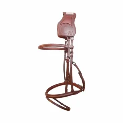 Cso|Bridons Poneys*TdeT - Bridon et rênes Vargas havane foncé