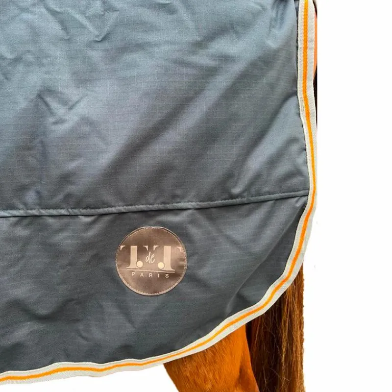 Outlet - Couverture d'extérieur Stretch Neck et orange 300g Couvertures Poneys|Couvertures Et Chemises